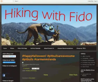 Hikingwithfido.com(Hiking with Fido) Screenshot