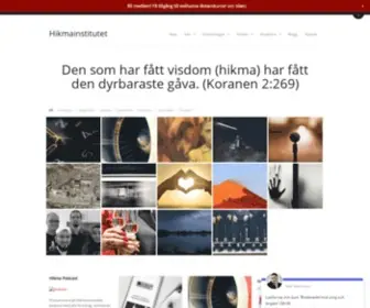 Hikma.se(Hikmainstitutet) Screenshot