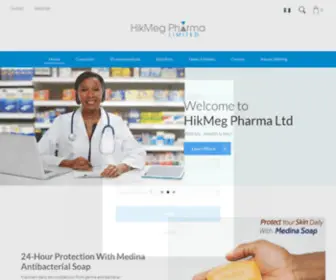 Hikmeg.com(HikMeg Pharma Ltd) Screenshot