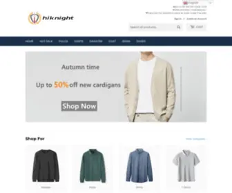 Hiknight.com(New Arrivals) Screenshot