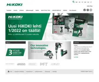 Hikoki-Powertools.fi(HiKOKI Power Tools) Screenshot