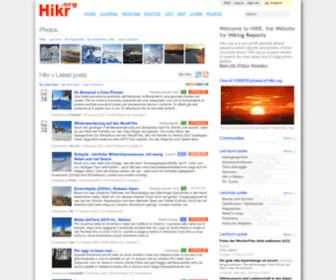 Hikr.org(Tourenberichte und Fotos) Screenshot