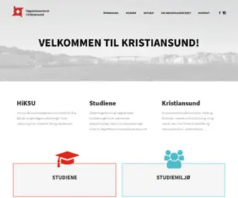 Hiksu.no(Høgskolesenteret i Kristiansund) Screenshot