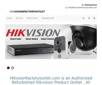 Hikvisionfactoryoutlet.com(Hikvision factory outlet) Screenshot