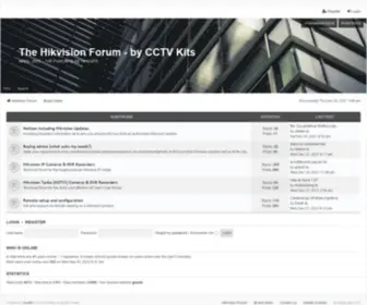 Hikvisionforum.com(The Hikvision Forum) Screenshot