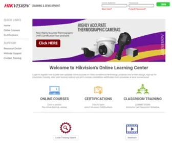 Hikvisionlearning.com(Hikvision Learning) Screenshot