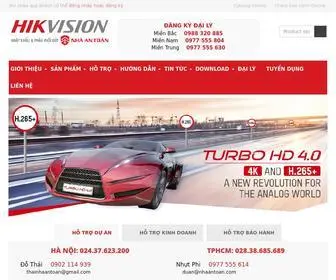 Hikvision.vn(Công ty cổ phần Nhà An Toàn) Screenshot