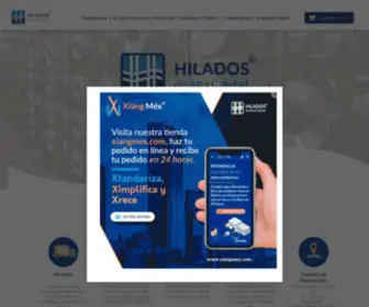 Hiladosdealtacalidad.com(Proveedores de Hilos y Fibras en México) Screenshot