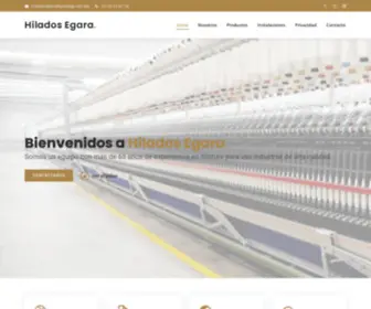 Hiladosegara.com.mx(Hilados Egara) Screenshot