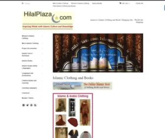 Hilalplaza.com(HilalPlaza Islamic Clothing and Islamic Books) Screenshot