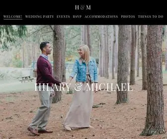 Hilaryandmichael.com(Hilary & Michael) Screenshot