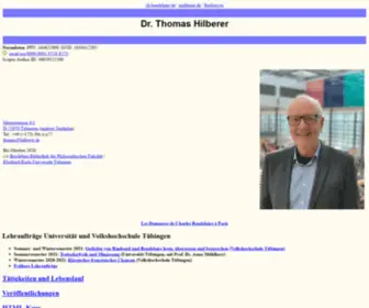 Hilberer.de(Fakultätsbibliothek Neuphilologie) Screenshot