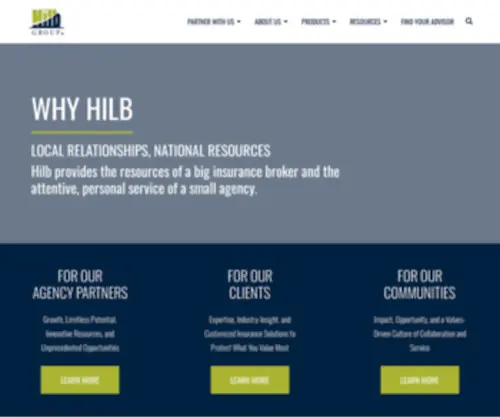 Hilbgroup.com(Hilb Group) Screenshot