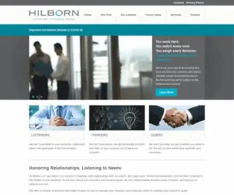 Hilbornca.com(Hilborn LLP) Screenshot