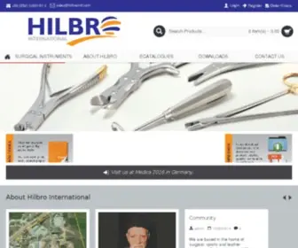 Hilbrointl.com(Hilbro International) Screenshot