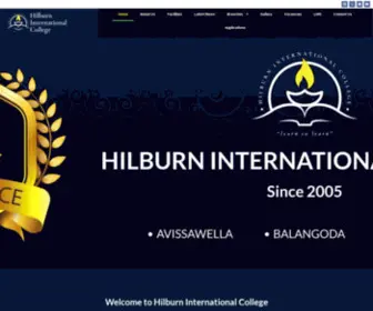 Hilburncolleges.lk(Hilburn International College) Screenshot