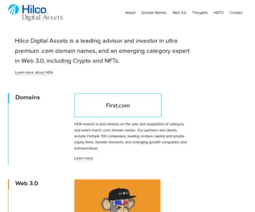 Hilcodigital.com(Hilco Digital Assets Hilco Digital Assets) Screenshot