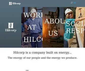 Hilcorp.com(We are a company built on energy) Screenshot