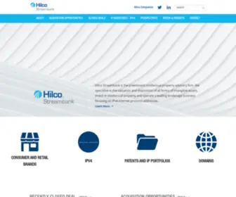 Hilcostreambank.com(Hilco Streambank) Screenshot