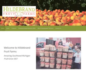 Hildebrandfruit.com(Southwest Michigan Fruit) Screenshot