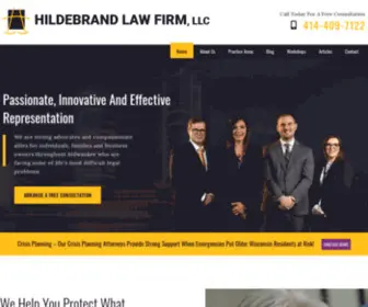 Hildebrandlawfirm.net(Milwaukee) Screenshot