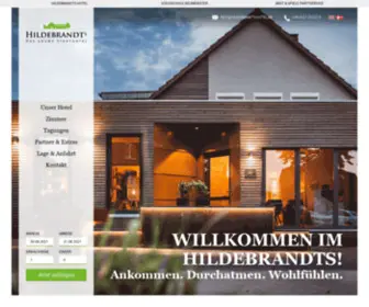 Hildebrandts-Hotel.de(Hildebrandts Hotel) Screenshot