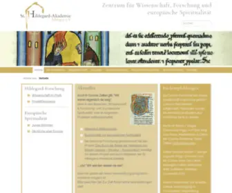 Hildegard-Akademie.de(St. Hildegard) Screenshot