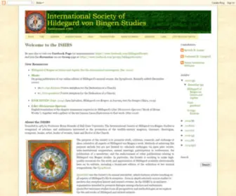 Hildegard-Society.org(International Society of Hildegard von Bingen Studies) Screenshot