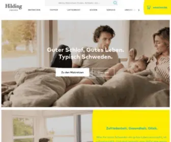 Hilding-Sweden.com(Hilding Sweden) Screenshot