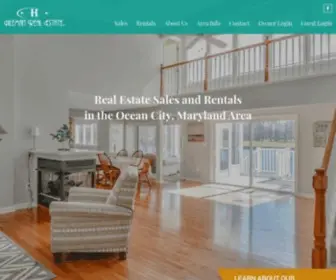 Hilemanrealestate.com(Real Estate Sales & Vacation Rentals Ocean City Ocean Pines Berlin MD) Screenshot