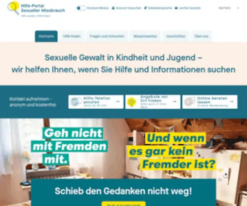 Hilfe-Portal-Missbrauch.de(Hilfe Portal Missbrauch) Screenshot
