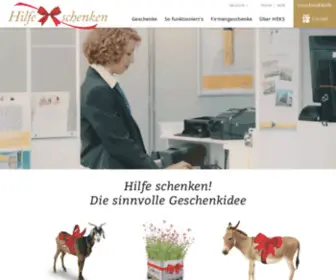 Hilfe-Schenken.ch(HEKS Home Top Produkte) Screenshot