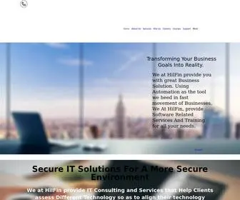 Hilfintechnology.com(Software Company) Screenshot