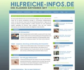 Hilfreiche-Infos.de(Ratgeber) Screenshot