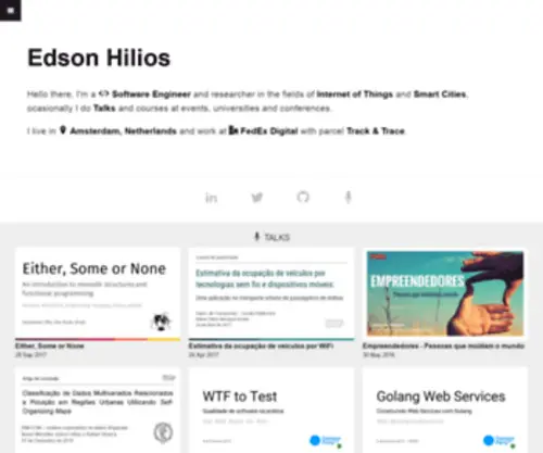 Hilios.com.br(Edson Hilios) Screenshot