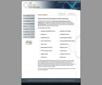 Hill-ENG.com(Windows Device Driver Development and Driver Programming Services) Screenshot