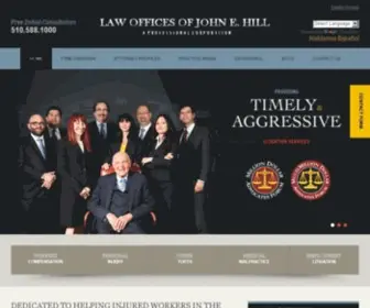 Hill-LAW-Offices.com(Oakland Personal Injury Lawyer) Screenshot