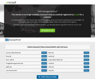 Hill-Management.at(HILL Management) Screenshot