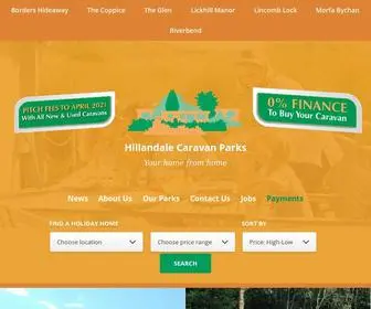 Hillandale.co.uk(Hillandale Holiday Homes) Screenshot