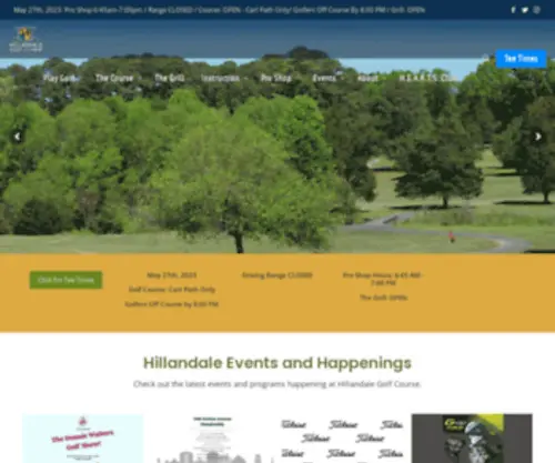 Hillandalegolf.com(Hillandalegolf) Screenshot