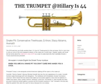 Hillaryis44.org Screenshot