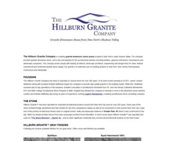 Hillburngranite.com(The Hillburn Granite Company) Screenshot