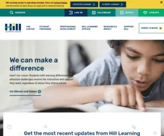 Hillcenter.org(Hill Learning Center) Screenshot