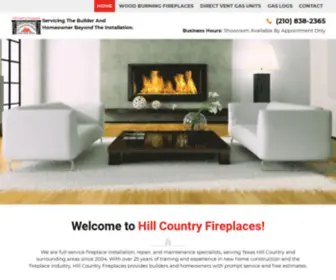 Hillcountryfireplaces.com(Hill County Fireplaces) Screenshot