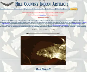 Hillcountryindianartifacts.com(Hill Country Indian Artifacts) Screenshot