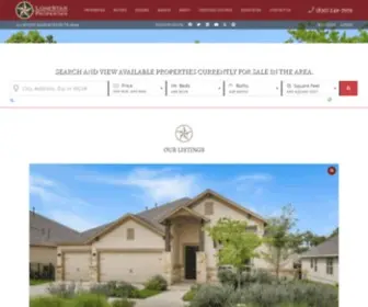 Hillcountryproperties.net(Boerne real estate) Screenshot