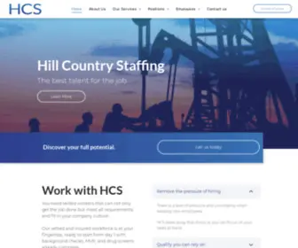 Hillcountrystaffing.com(HC Tradesmen Staffing) Screenshot