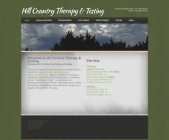 Hillcountrytherapyandtesting.com(Hill Country Therapy & Testing) Screenshot