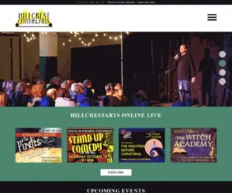 Hillcrestarts.com(Hillcrest Center for the Arts) Screenshot