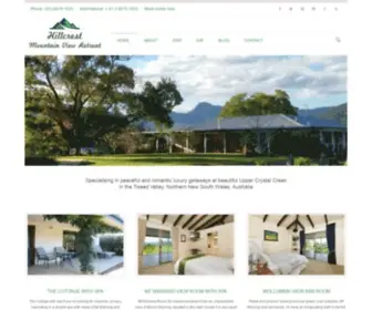 Hillcrestbb.com.au(Hillcrest Mountain View Retreat Northern NSW Hillcrest Mountain View Retreat) Screenshot